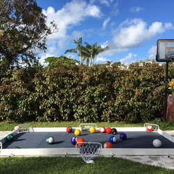 SoccerPool game table, White/Blue - Backyard Play