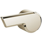 Delta - Delta Pivotal Universal Mount Tank Lever, Polished Nickel, 79960-PN - The confident slant of the Pivotal Bath Collection makes it a striking addition to a bathroom�s contemporary geometry for a look that makes a statement. Complete the look of your bath with this Pivotal Universal Mount Tank Lever. Delta makes installation a breeze for the weekend DIYer by including all mounting hardware and easy-to-understand installation instructions.  This glossy finish provides a delicate elegance that can make almost any room pop. The polished surface reflects back deep shadows from your space, creating contrast within the pale gold tones which takes on a new light from every angle. Brilliance finishes are durable, long-lasting and guaranteed not to corrode, tarnish or discolor, so you can enjoy a coordinated bath you'll love to look at for life.  You can install with confidence, knowing that Delta backs its bath hardware with a Lifetime Limited Warranty.