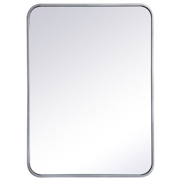 Elegant Decor Evermore Vanity Mirror Silver