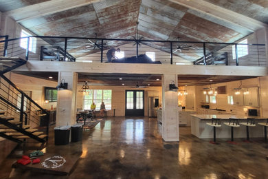 Kitchen - rustic kitchen idea in Other