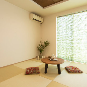 香川県に建つ、「和を感じる平屋のおうち」の和室