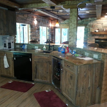 Lower Level Finish with ‘European Flavor’