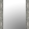 Custom Mirror, 36"x48" Gloss Electric Pewter Frame