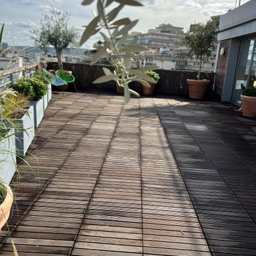 Une terrasse d'entreprise à Boulogne Billancourt