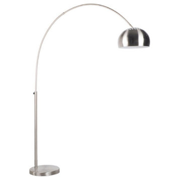 Brushed Metal Arched Floor Lamp | DF Bow