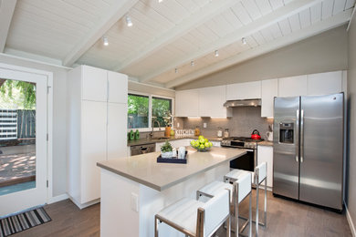 Example of a trendy kitchen design in San Francisco