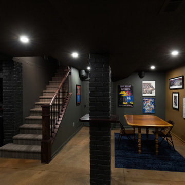 Old World Irish Pub Basement Finish Kansas City, MO