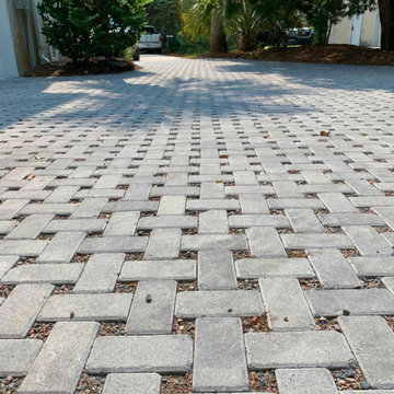 Unique Paver Patio Driveway – Summerville, SC