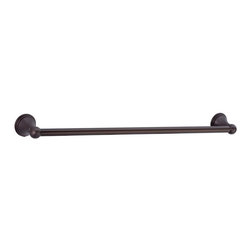 Door Corner - Florentine Series Bathroom Collection, Oil Rubbed Bronze, 24" Towel Bar - Towel Bars