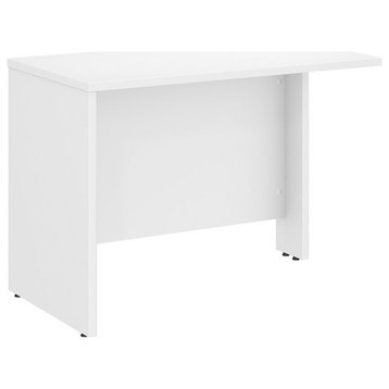 Studio C 42W Desk Return in White - Engineered Wood