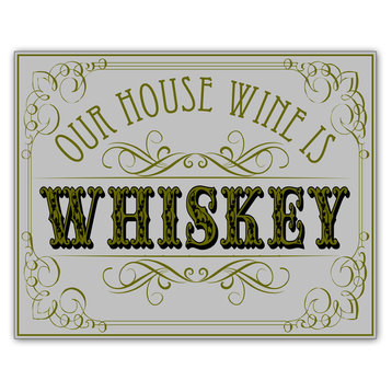 1000 Oaks Barrel Co. House Wine Sign