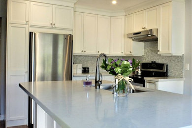 Transitional kitchen photo in Toronto