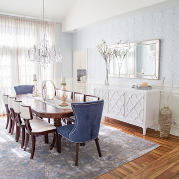 Huntington Beach Dining Room and Living Room