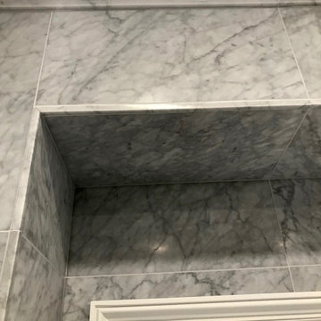 Carrara Marble Custom Bath Details