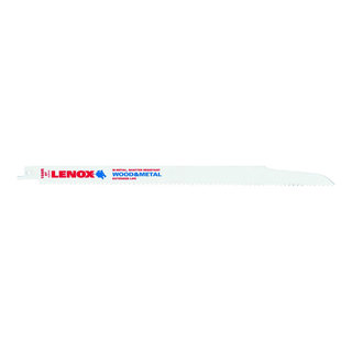 LENOX Bimetall-Sägeblätter 5er Pack, 30.5cm Länge, 6 Zähne Pro Zoll – Für Holz Mit Nägeln, Metall, Edelstahl