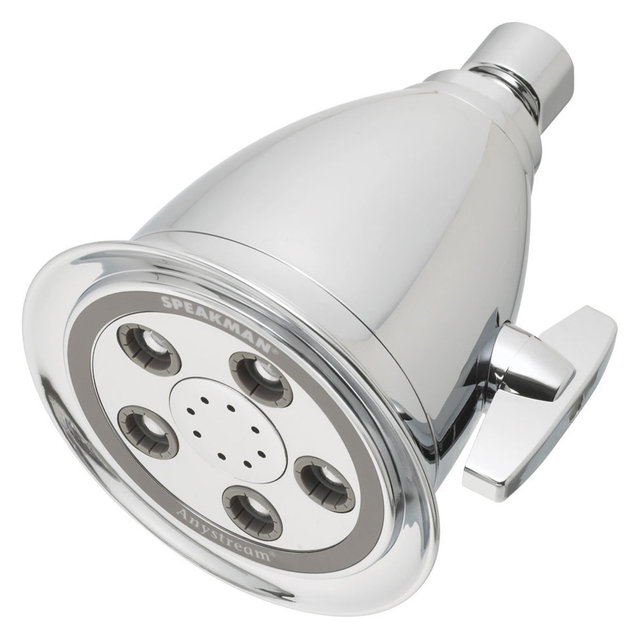 Anystream Hotel 2 0 Gpm Showerhead Transitional Parts Anystream Hotel 2 0 Gpm Showerhead Polished Chrome