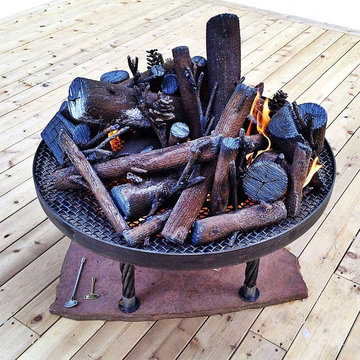 Custom-designed Fire Pits & Bases