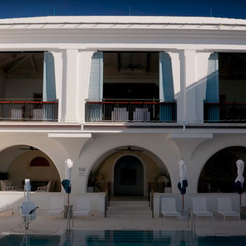 Alys Beach Club – Custom Accoya Shutters & Louvered Panels