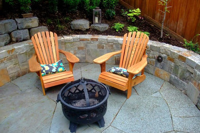 This is an example of a traditional patio in Portland.