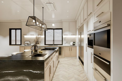 Inspiration for a transitional kitchen remodel in Los Angeles