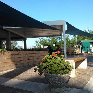 Pergola + Vela. Rosolina Mare