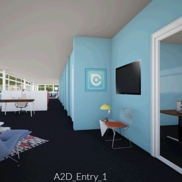 A2D Downtown Austin Commercial Office Space - Modern