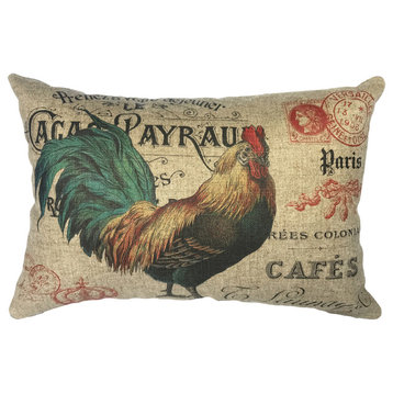 Chickens Linen Pillow