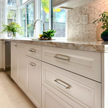 Serene Carmel Valley kitchen, designed for family living
