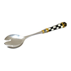 Courtly Check Casserole Fork | MacKenzie-Childs - Serving Utensils