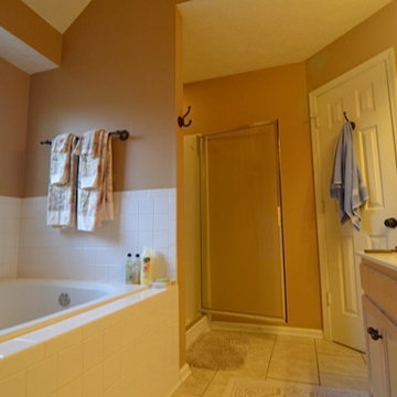 Tub and shower /before/