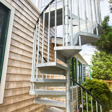 Galvanized Spiral Staircase