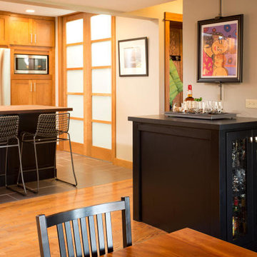 River Falls, WI Cherry Wood Kitchen