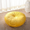 Safavieh Clary Floor Pillow Mustard 18" X 18"