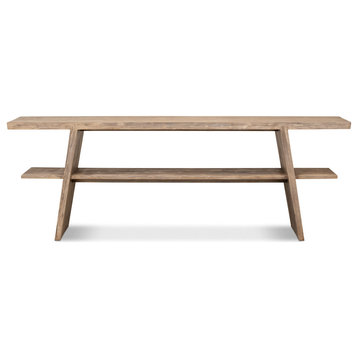 Bodega Vineyards Console Table With Storage Reclaimed Wood
