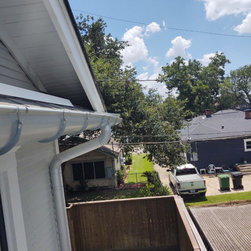 Half Round Galvalume w/ Gutter Glove Pro - Outdoor Structures