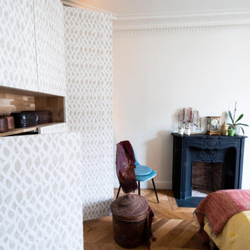 Esprit Bohème chic pour un appartement haussmannien