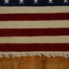 Oriental Rug 100% Wool Hand Knotted American Flag Design