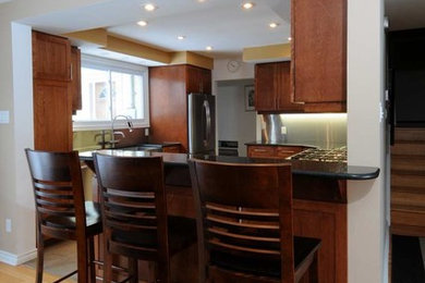 Kitchen - contemporary kitchen idea in Ottawa