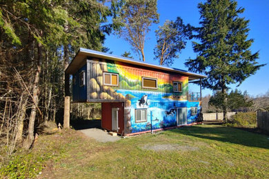 Eclectic exterior home idea in Seattle