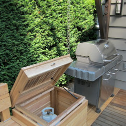 Built - in bench with storage - Patio Furniture And Outdoor Furniture