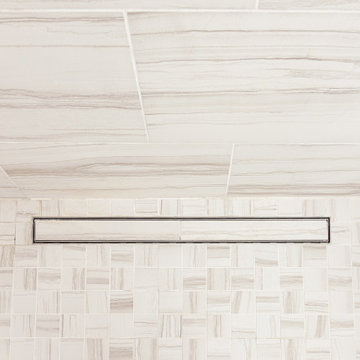 Serpentino Blanco Master Bathroom