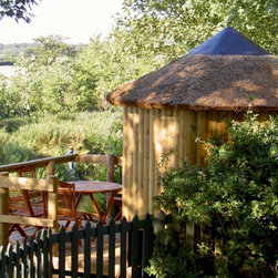 "...kids treehouse and grown-up suppers-deck" - Swings & Playsets