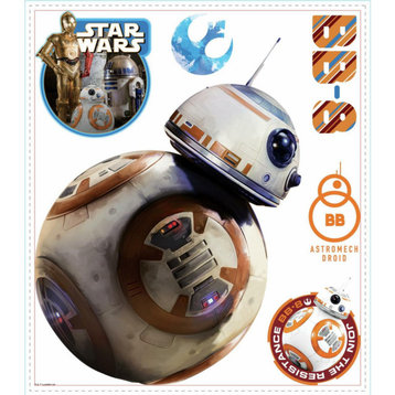 Star Wars Episode V11 Bb-8 Giant Wall Decals