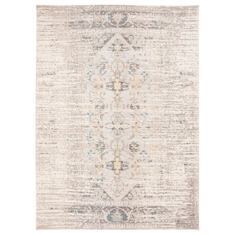 Safavieh Monaco Collection MNC209 Rug, Grey/Multi, 11'x15'
