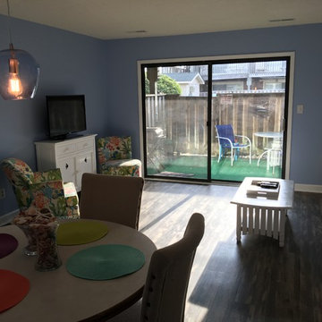 Living room after