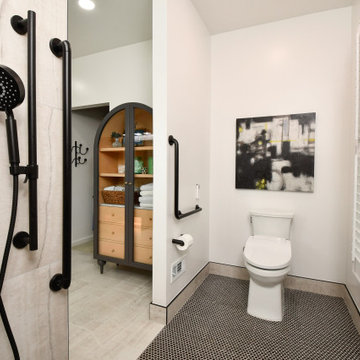 Modern Primary Bathroom Remodel King George, VA