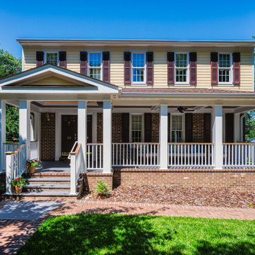 Falls Church Front Porch and Basement Addition