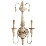 Quorum - 5506-2-70 Salento Transitional Light Wall Mount, Persian White - Number of Bulbs: 2