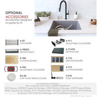 25 inch Dual Mount Single Bowl Gray Granite Laundry Sink S-825L