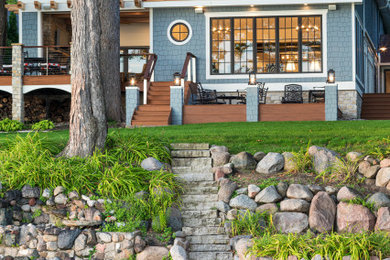 Inspiration for a craftsman exterior home remodel in Minneapolis